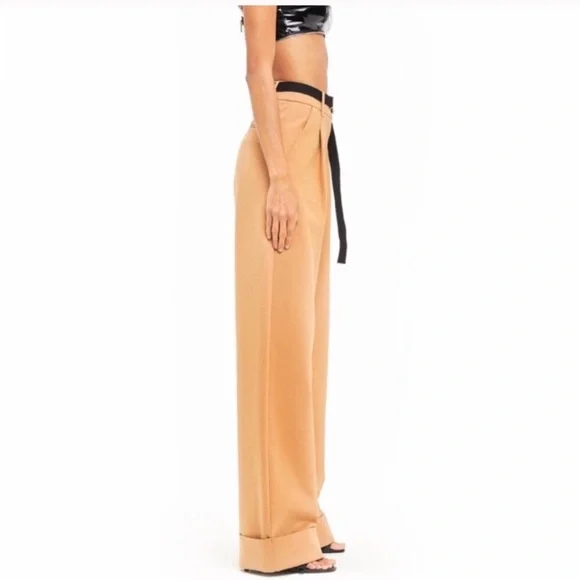 NWT I.AM.GIA Camel Wide Leg Mira Pants S - Picture 3 of 10
